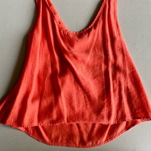 Coral Crop top